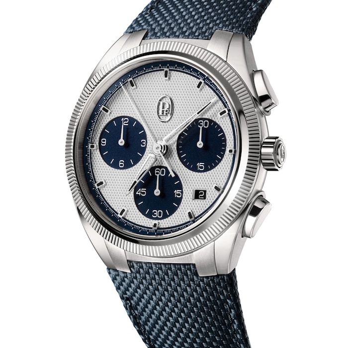 Parmigiani Fleurier Tonda PF Sport Chronograph Automatic Stainless Steel Blue 42mm Mens Watch