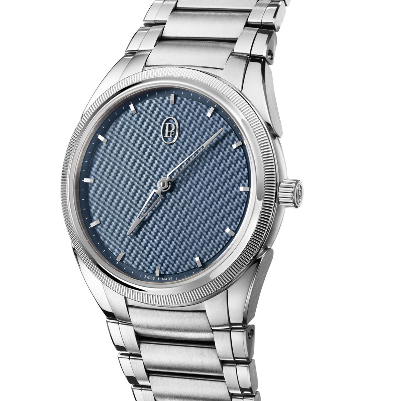 Parmigiani Fleurier Tonda PF Automatic 36mm Watch Stone Blue Dial Parmigiani Fleurier Tonda PF Automatic 36mm Watch Stone Blue Dial