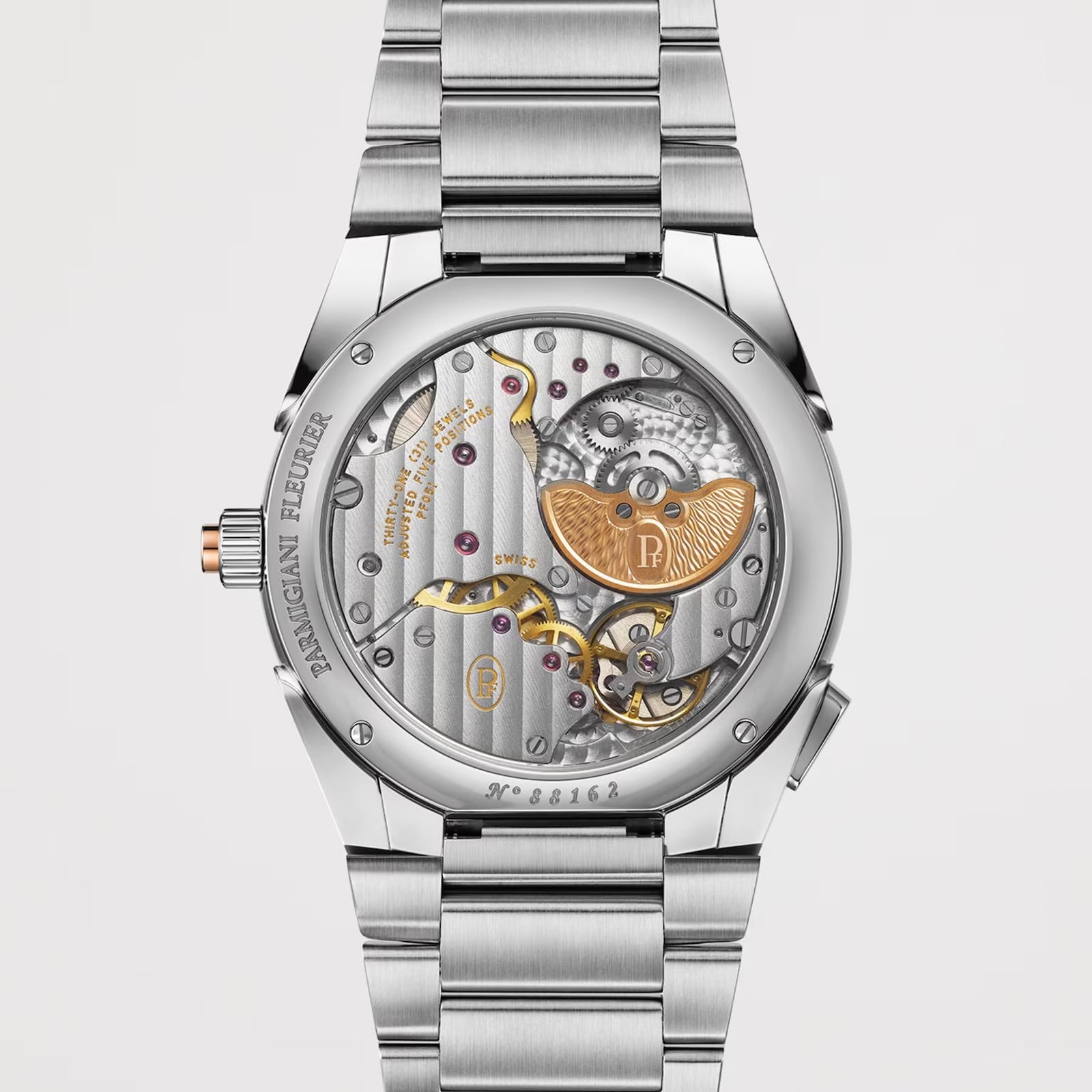 Parmigiani Fleurier TONDA PF GMT Rattrapante Verzasca Stainless Steel 40mm Mens Watch