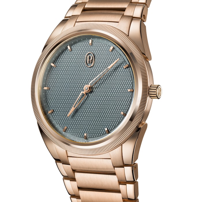 Parmigiani Fleurier TONDA PF Micro-Rotor Rose Gold Agave Blue 40mm Mens Watch