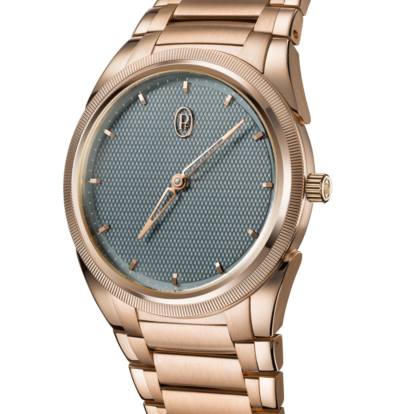 Parmigiani Fleurier TONDA PF Micro-Rotor Rose Gold Agave Blue 40mm Mens Watch