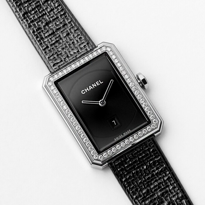Chanel BOY-FRIEND TWEED Diamond 27x35mm Ladies Watch