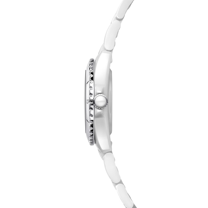 CHANEL, Accessories, Chanel J2 Diamond White Ceramic Watch H967