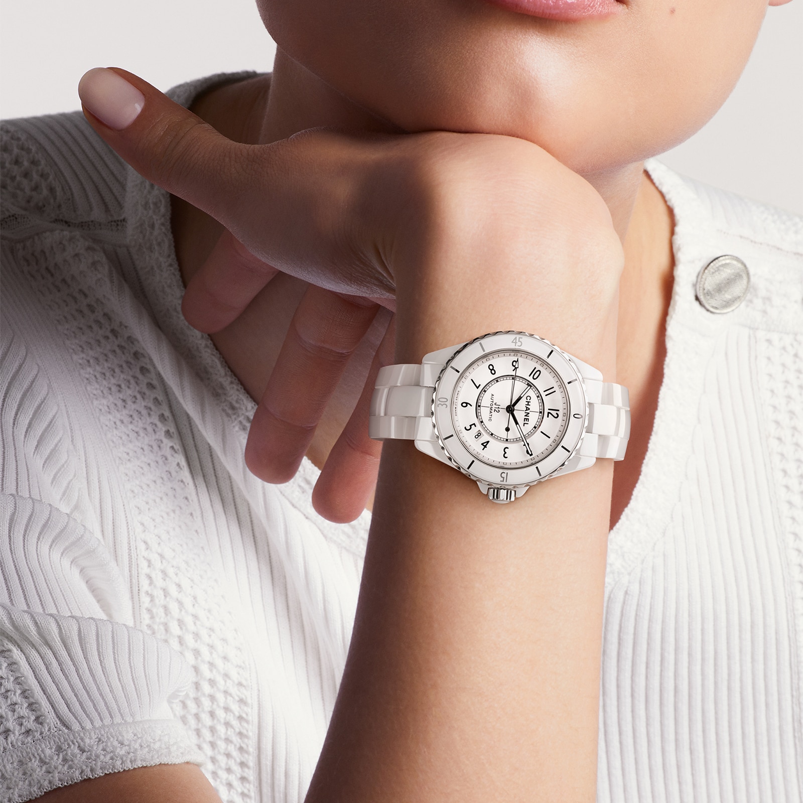 Chanel silver watch hotsell