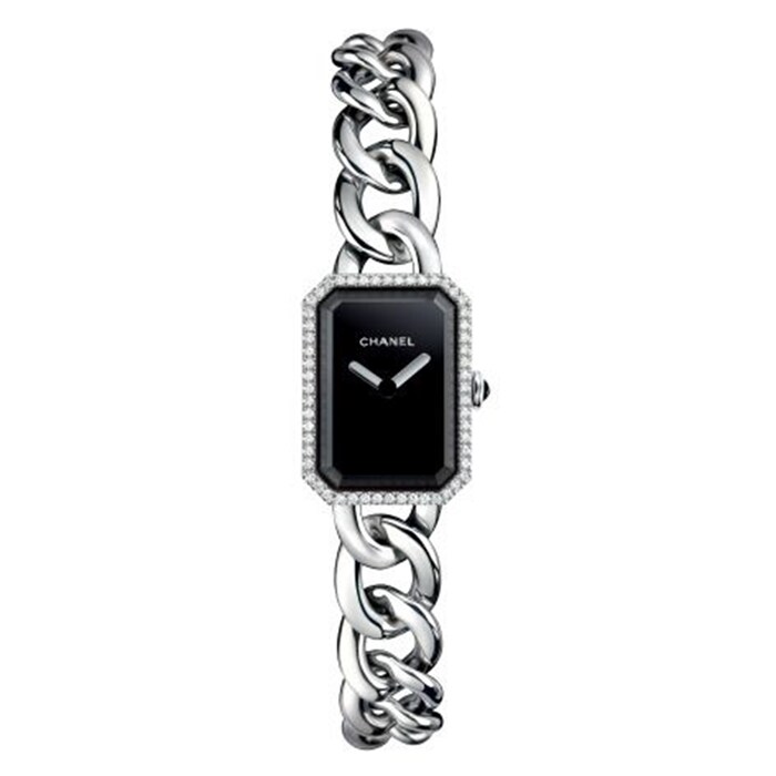 Chanel Premiere Steel and Onyx 22mm Ladies Watch