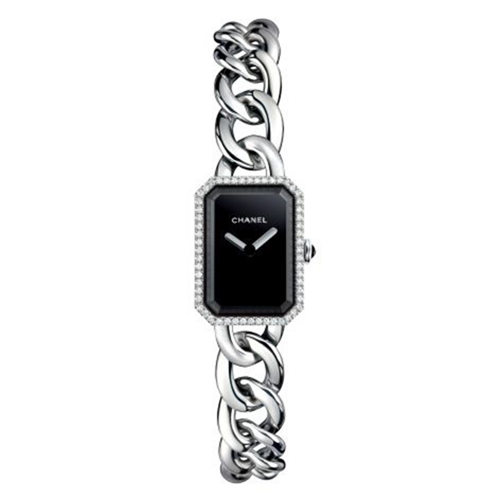 Chanel Premiere Steel and Onyx 22mm Ladies Watch Chanel Premiere Steel and Onyx 22mm Ladies Watch