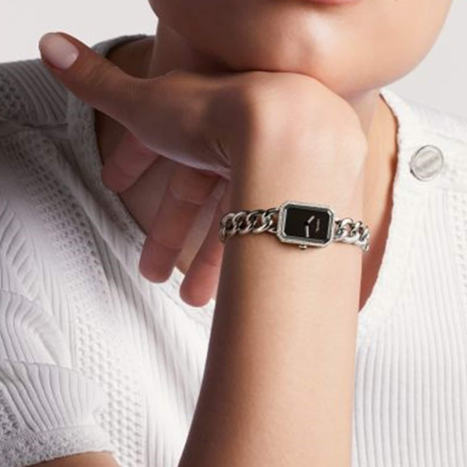 Chanel Premiere Steel and Onyx 22mm Ladies Watch Chanel Premiere Steel and Onyx 22mm Ladies Watch