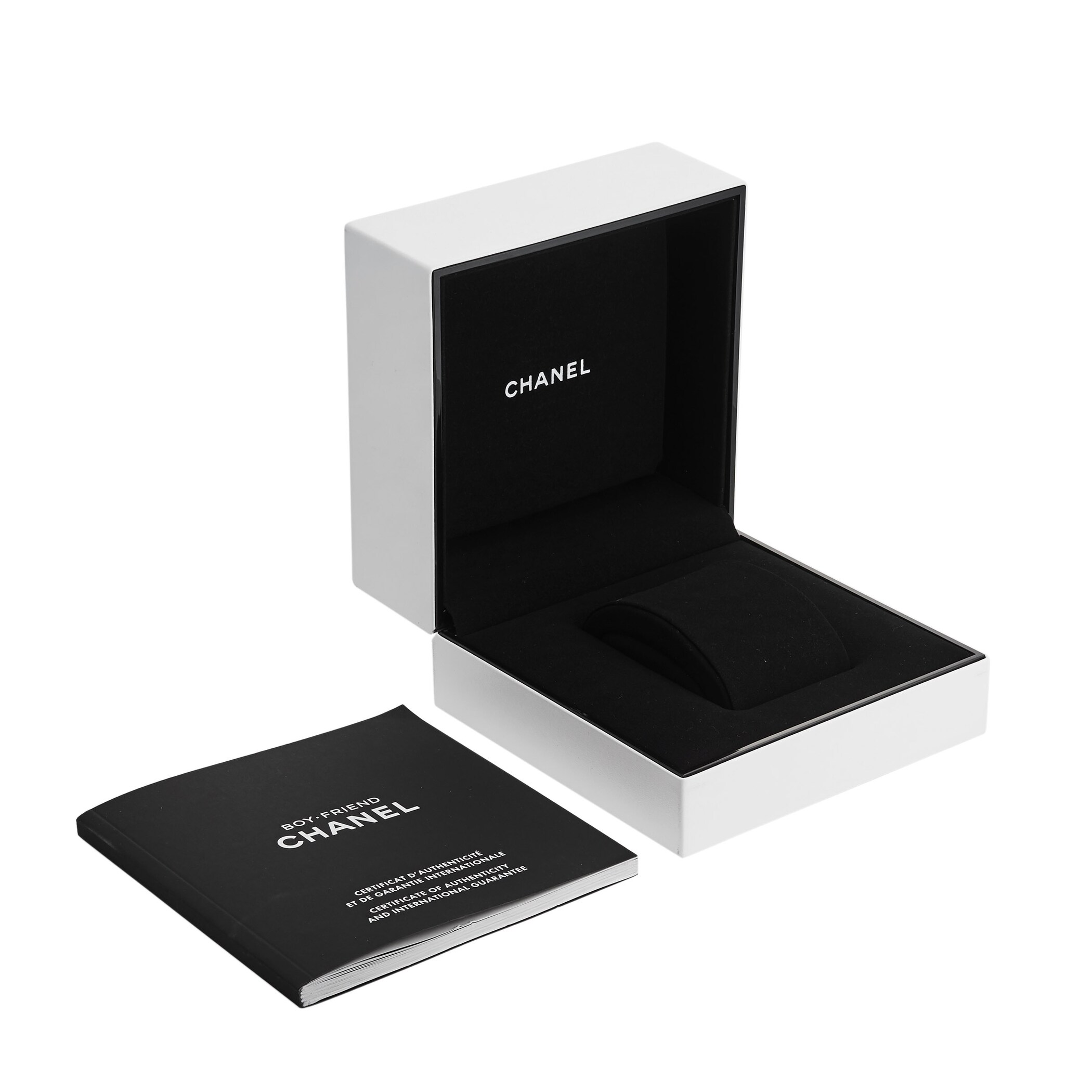 Chanel Premiere Steel and Onyx Watch