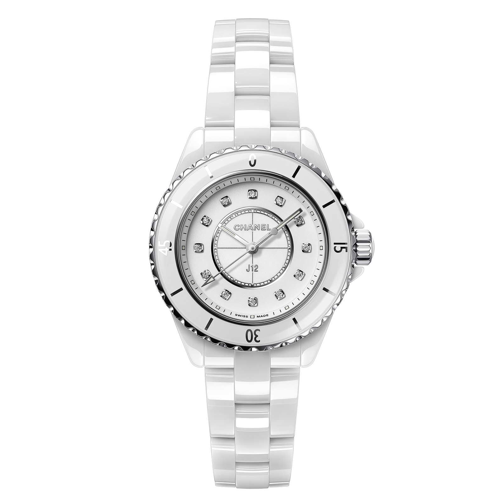 Chanel ladies outlet watches white ceramic