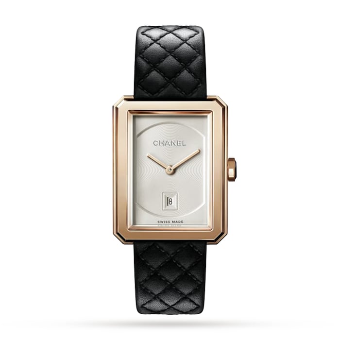 Chanel BOY-FRIEND Beige Gold 30 x 35mm Ladies Watch