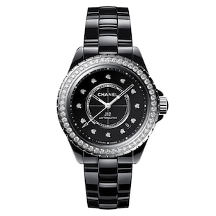 CHANEL J12 DIAMOND BEZEL WATCH CALIBRE 12.1, 38 MM