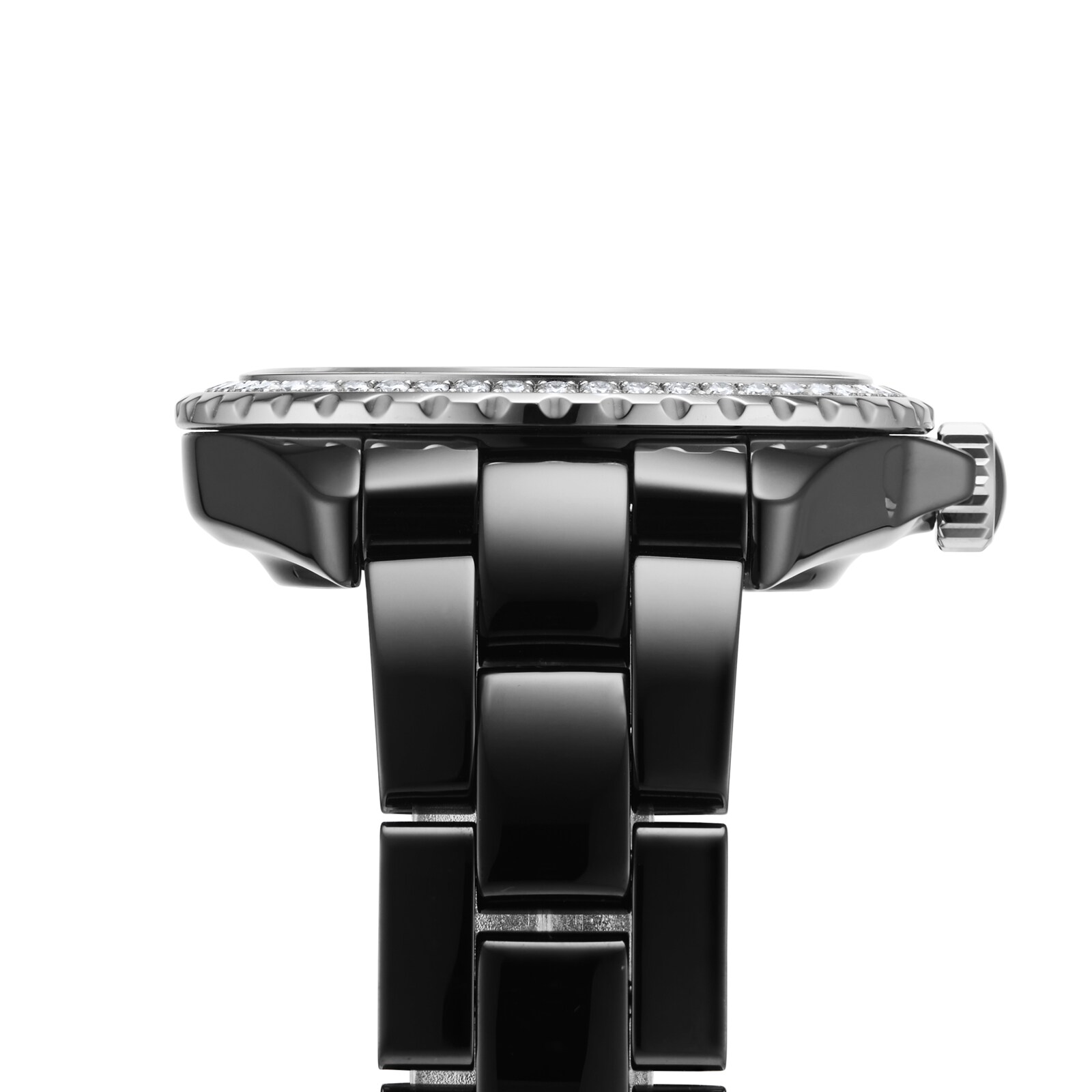 CHANEL J12 DIAMOND BEZEL WATCH CALIBRE 12.1, 38 MM