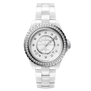 CHANEL J12 DIAMOND BEZEL WATCH CALIBRE 12.1, 38 MM