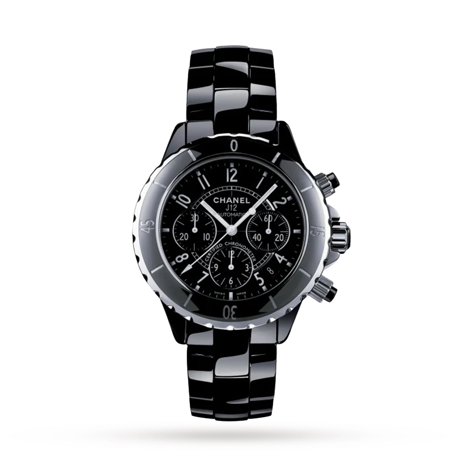 Pre-Owned Chanel J-12 Chronograph Black Ceramic Luxury Watch Review 