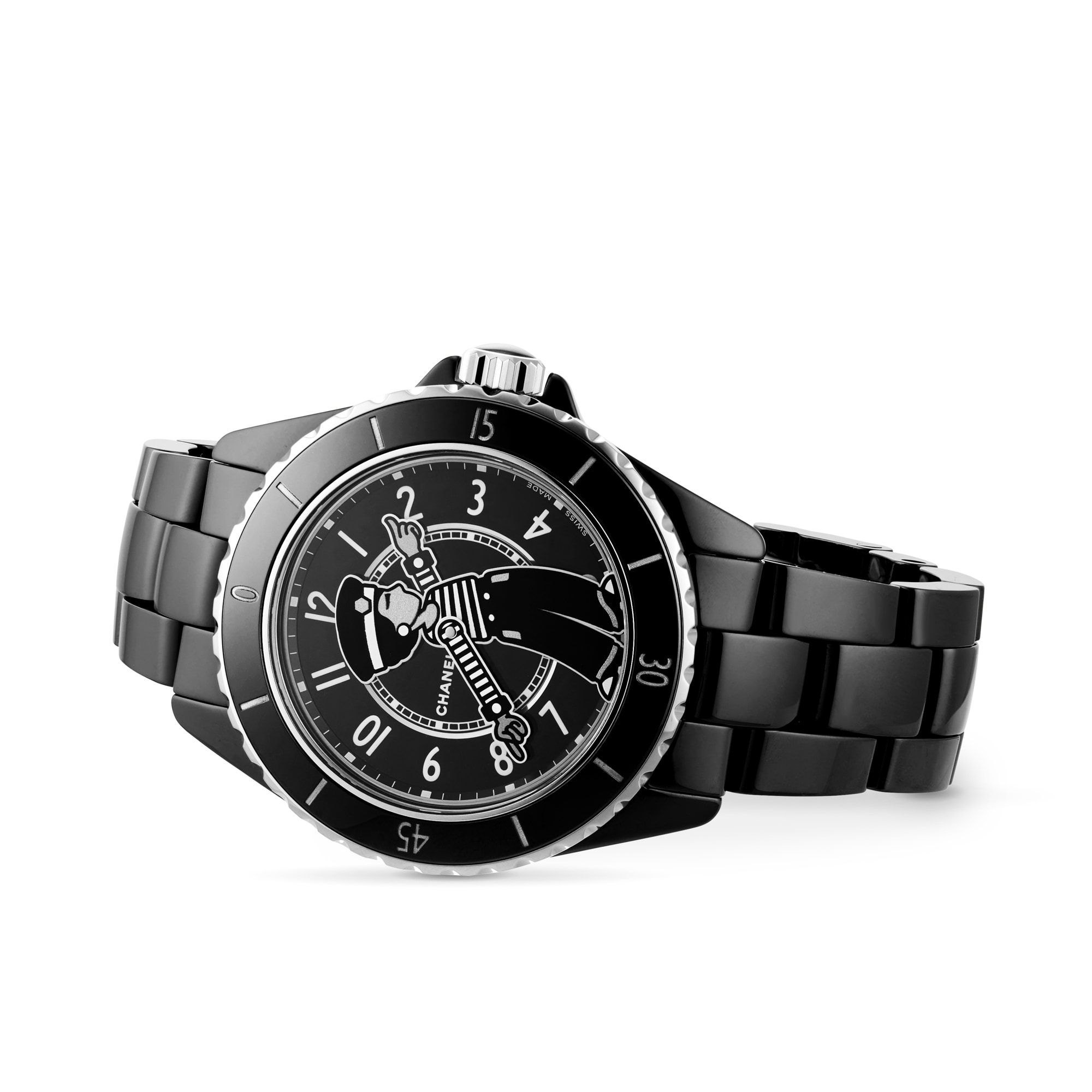 CHANEL MADEMOISELLE J12 LA PAUSA WATCH, 38 MM CHANEL MADEMOISELLE J12 LA PAUSA WATCH, 38 MM