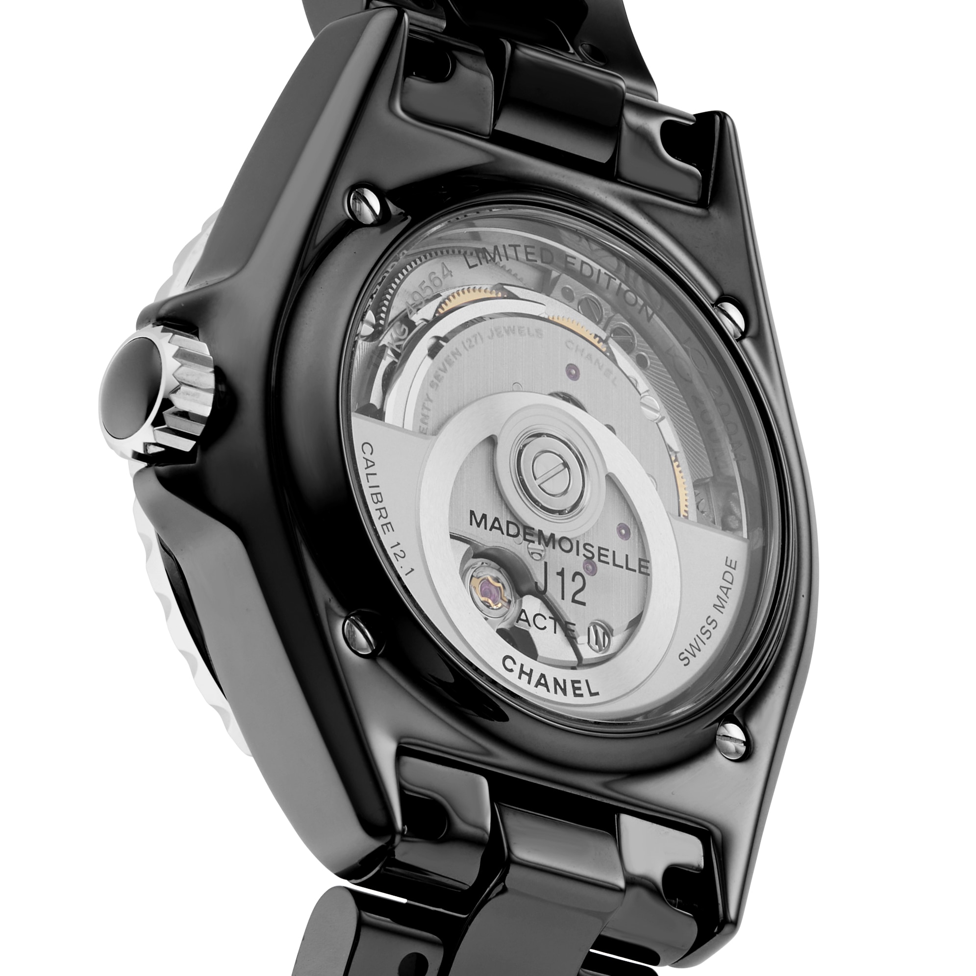 CHANEL MADEMOISELLE J12 LA PAUSA WATCH, 38 MM CHANEL MADEMOISELLE J12 LA PAUSA WATCH, 38 MM