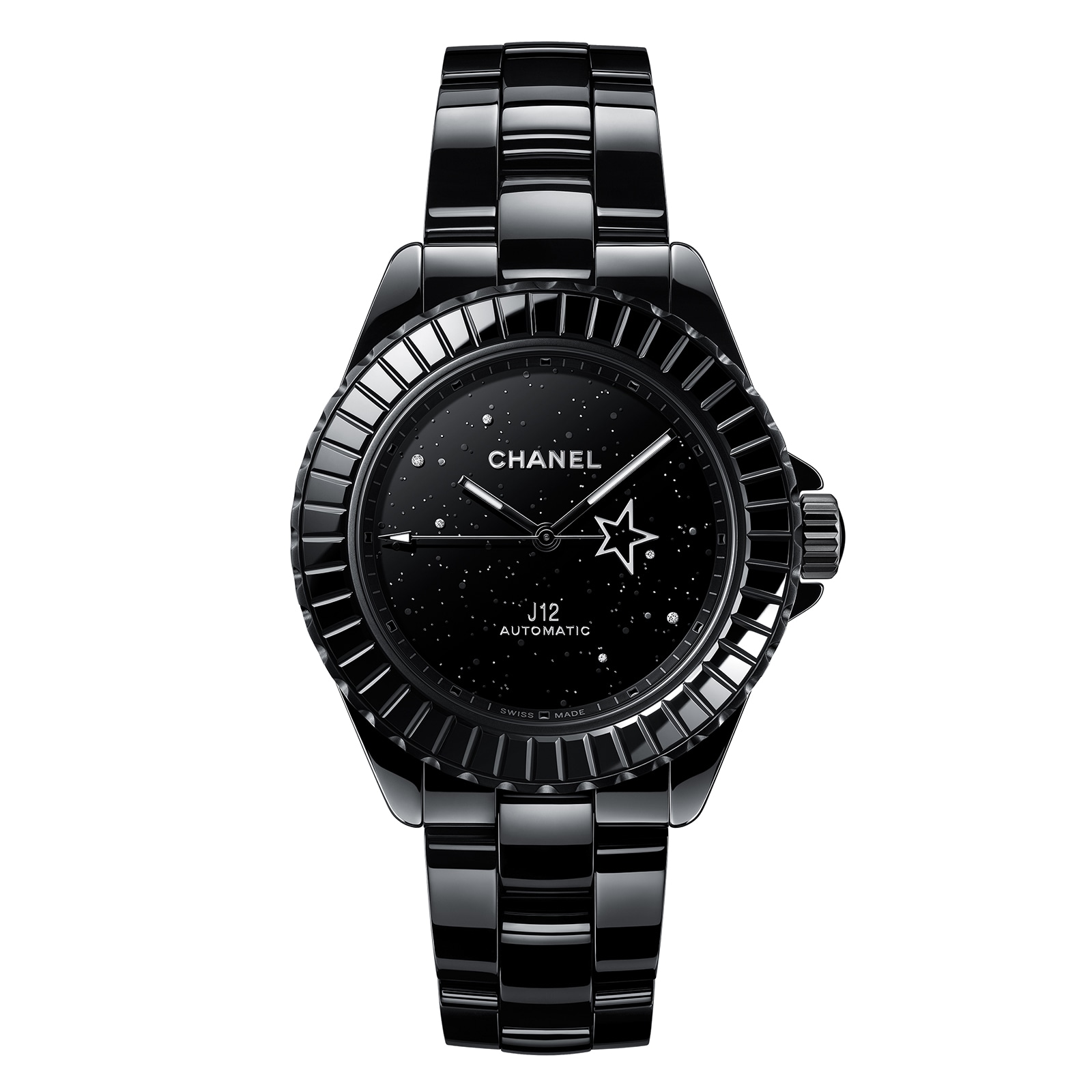 CHANEL J12 Interstellar Black Ceramic 38mm Black Dial Automatic