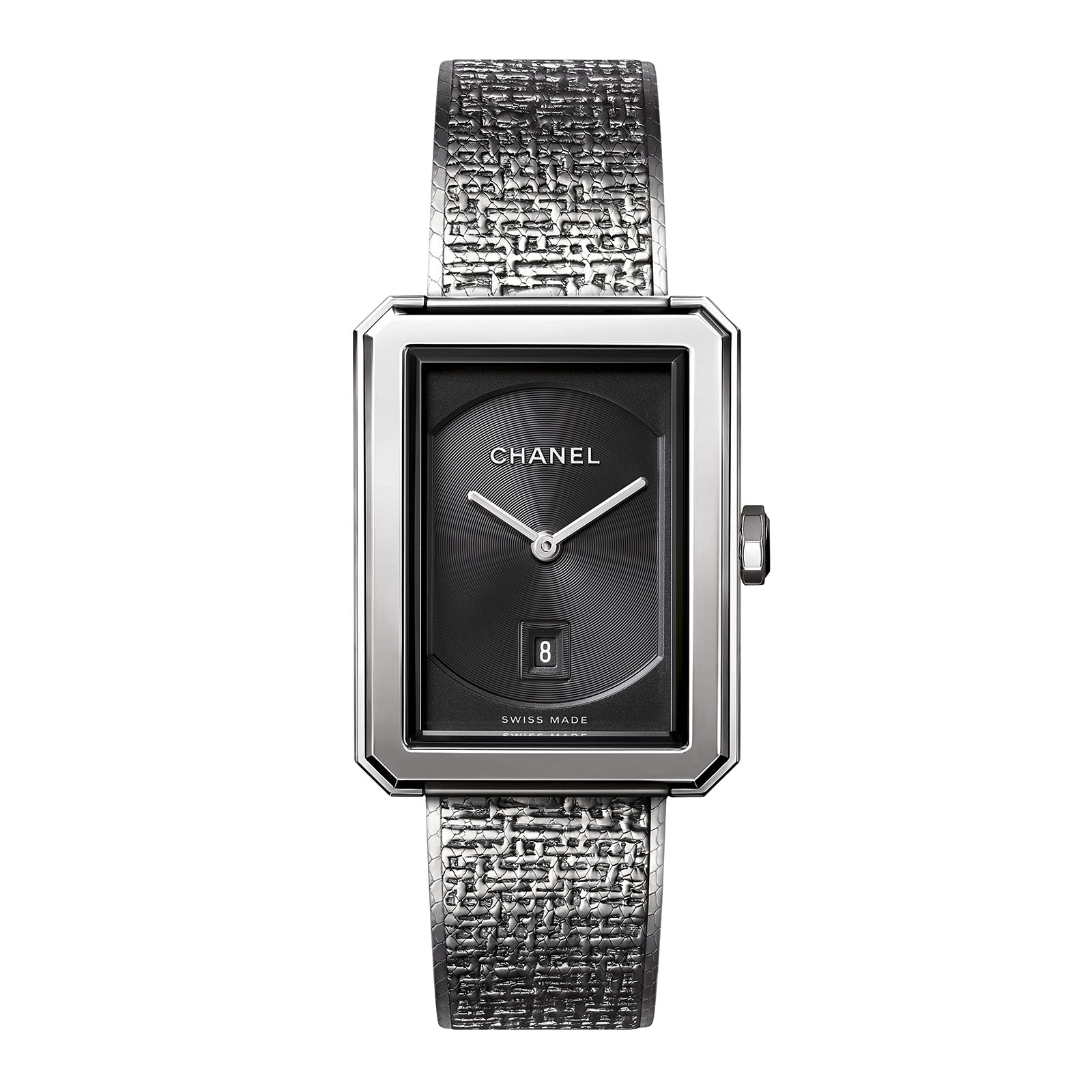 CHANEL BOY-FRIEND TWEED WATCH