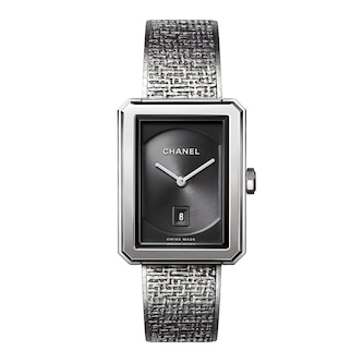 CHANEL BOY-FRIEND TWEED WATCH
