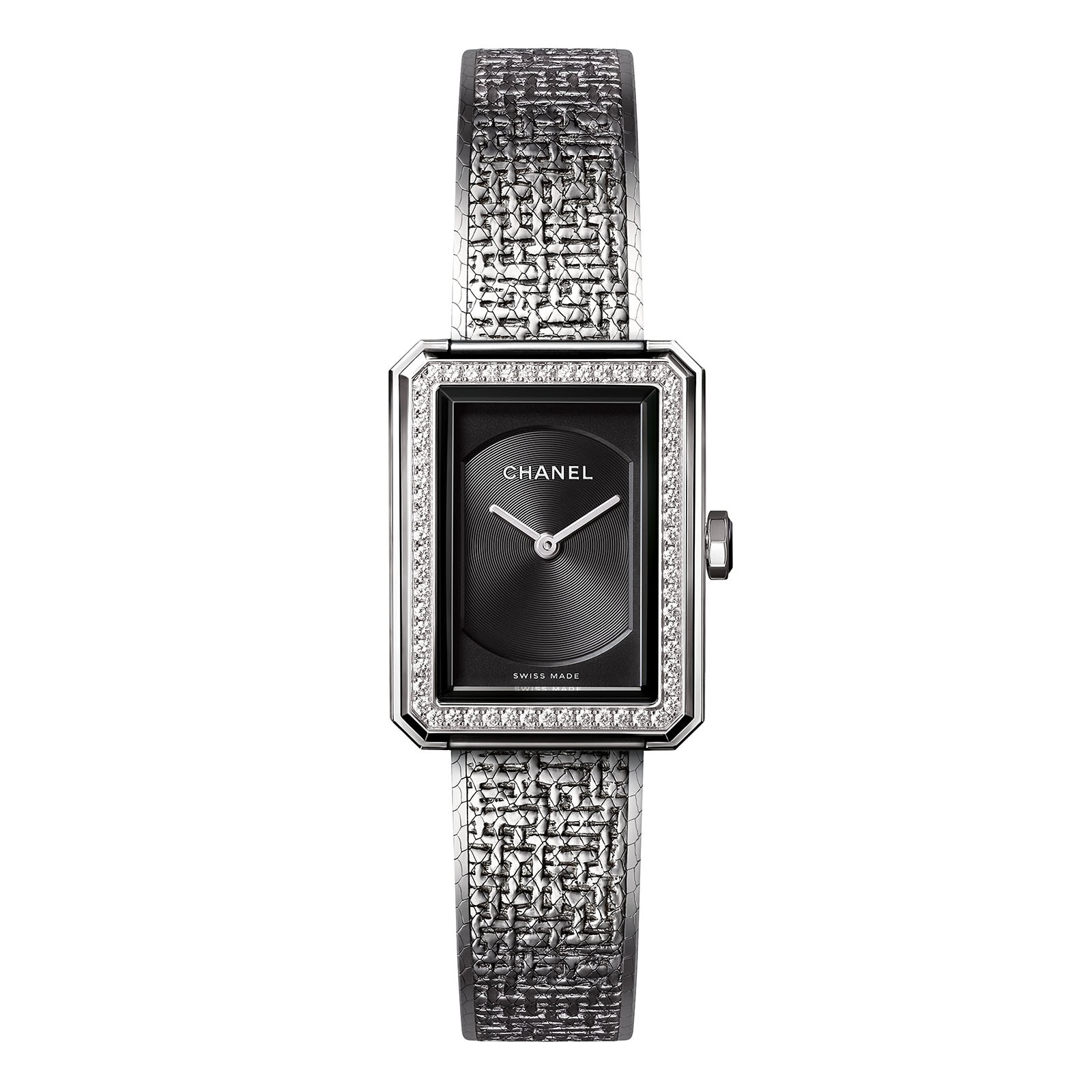 CHANEL BOY-FRIEND TWEED WATCH