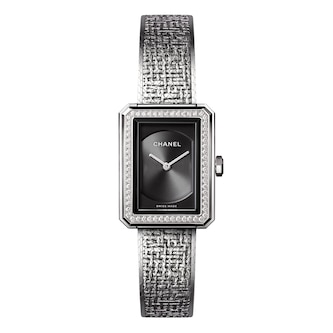 CHANEL BOY-FRIEND TWEED WATCH