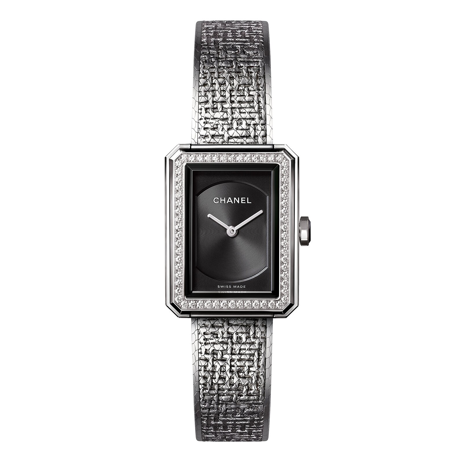 CHANEL BOY-FRIEND TWEED WATCH