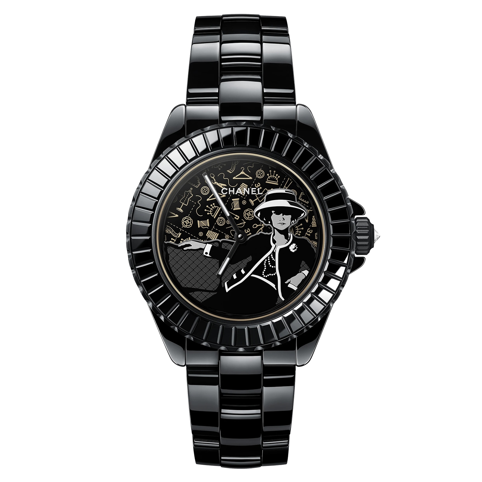 Mademoiselle J12 Watch Calibre 12.1 Limited Edition, 38 Mm