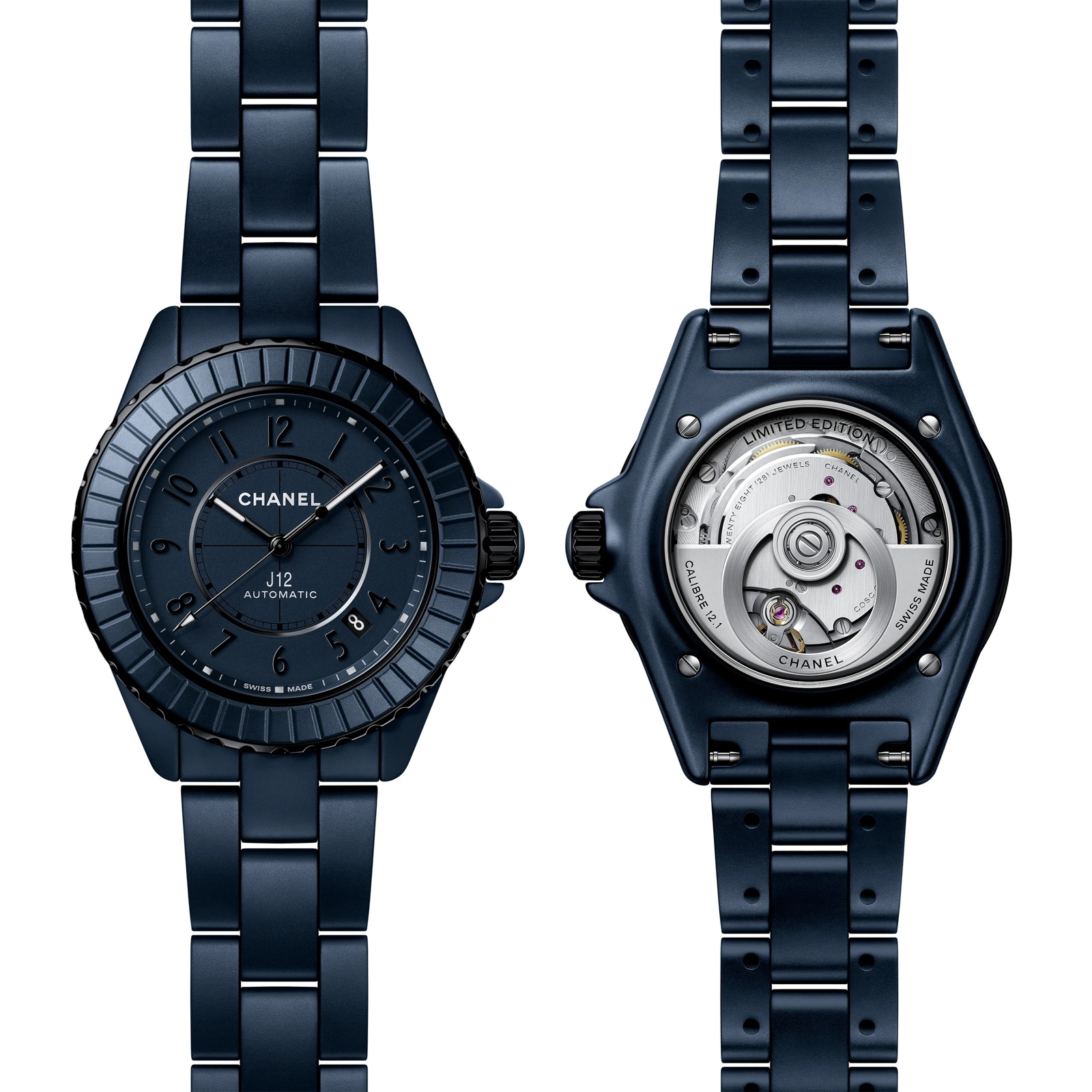 Chanel J12 BLEU WATCH CALIBRE 12.1, 38 MM