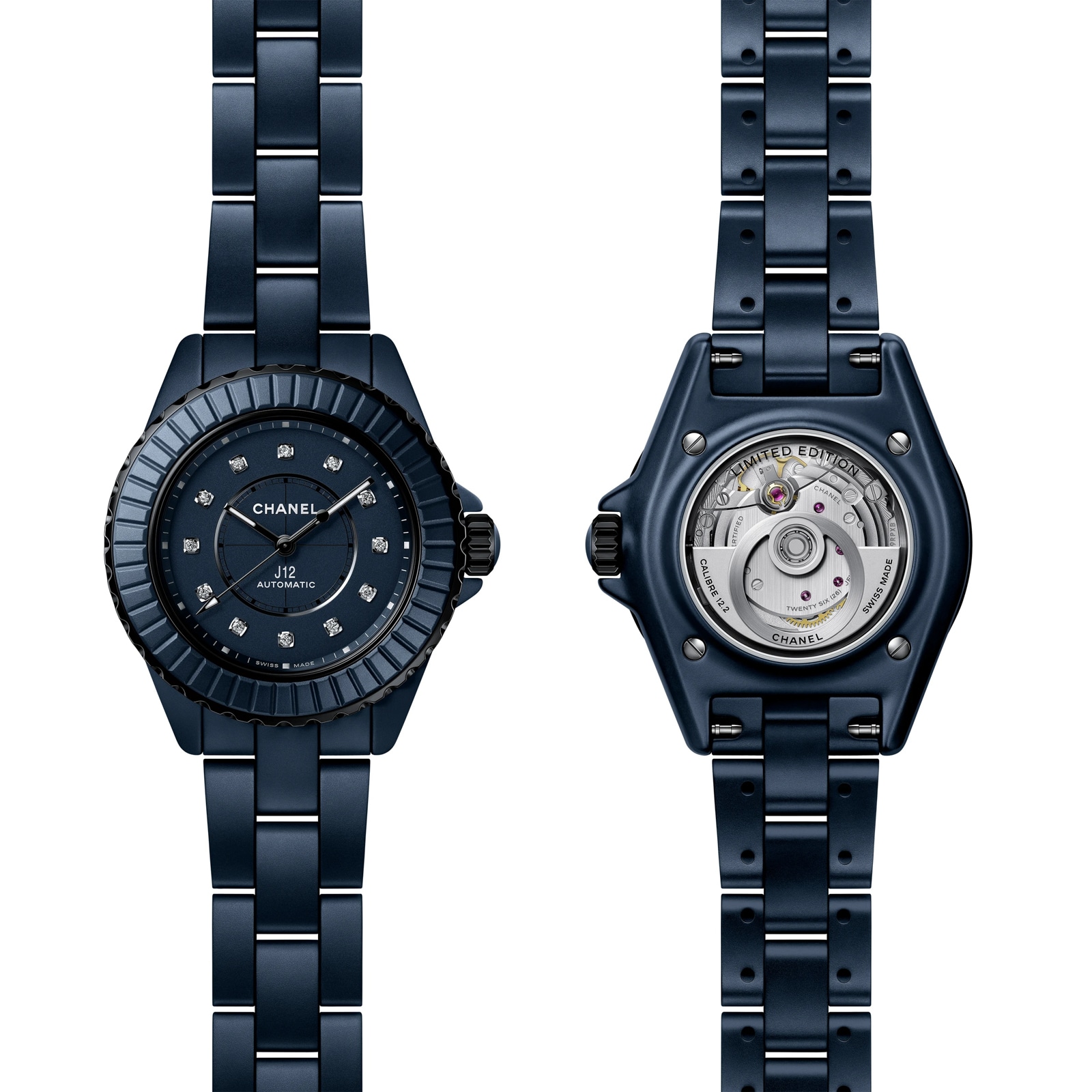 Chanel J12 BLEU WATCH CALIBRE 12.2, 33 MM