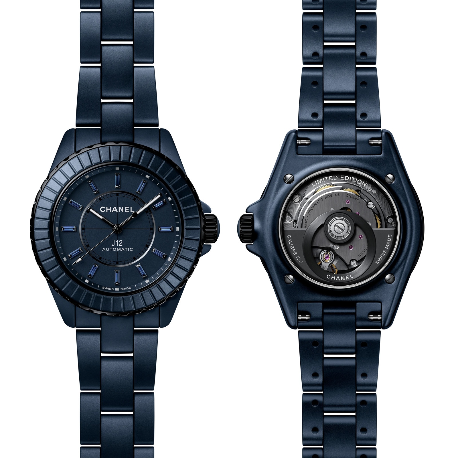 Chanel J12 BLEU WATCH CALIBRE 12.1, 38 MM