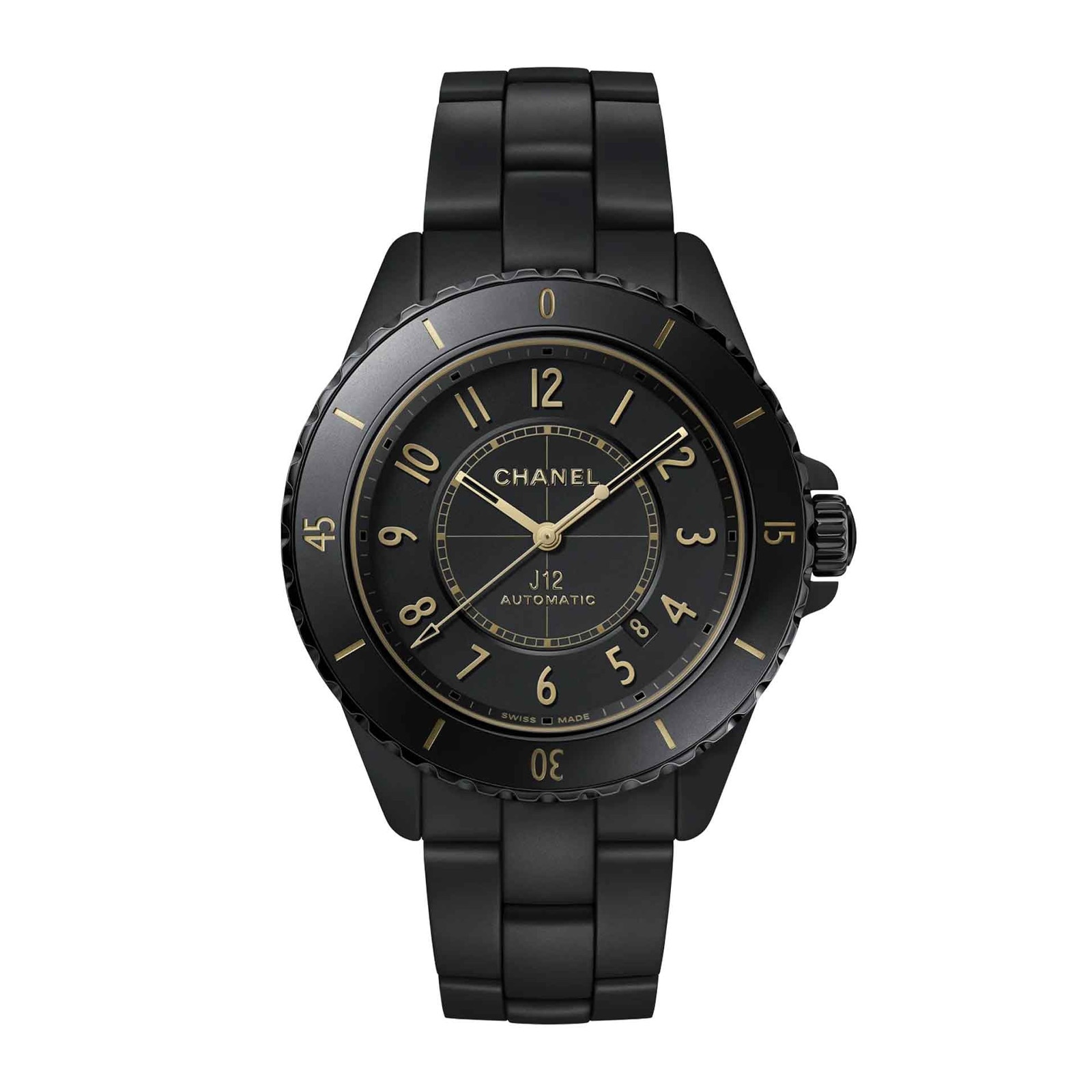 Chanel J12 GOLDEN BLACK WATCH CALIBRE 12.1, 42MM