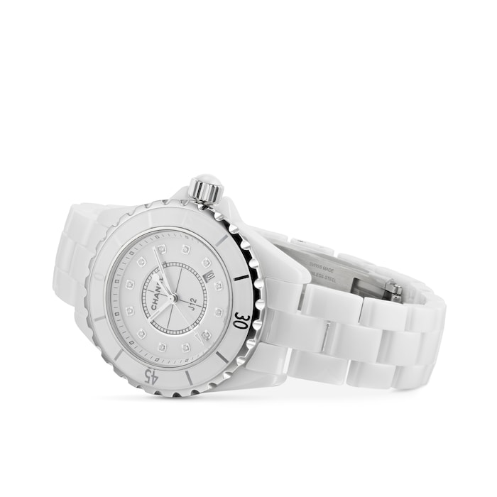 CHANEL J12 White Ceramic and Steel 33mm