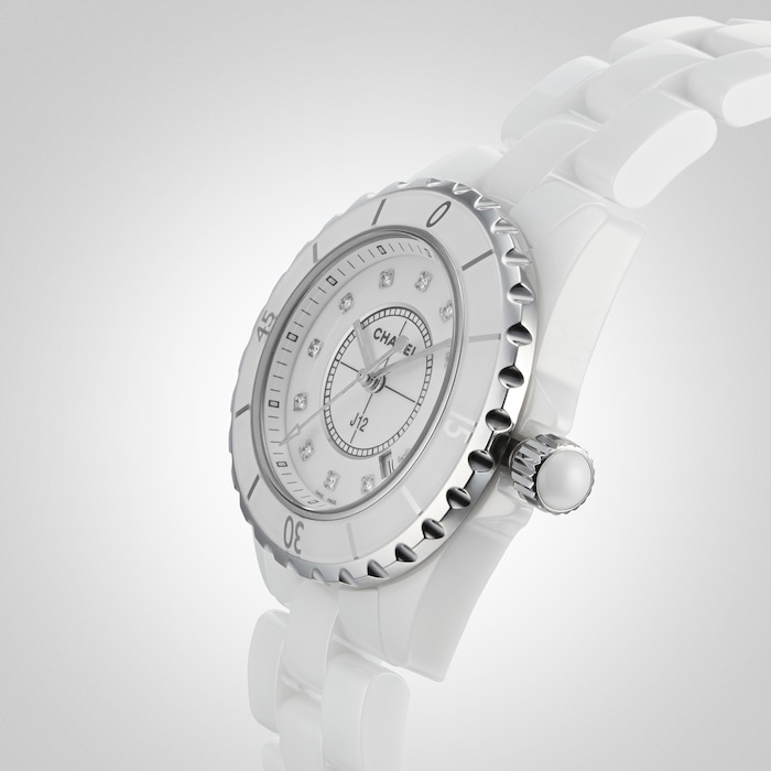 CHANEL J12 White Ceramic and Steel 33mm