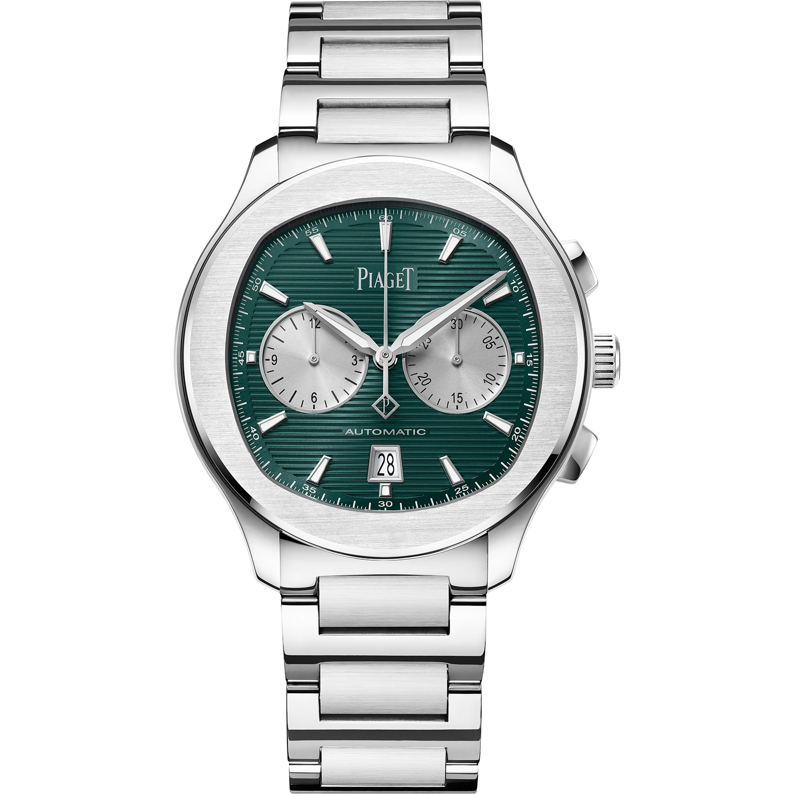 Piaget Polo Chronograph 42mm Mens Watch Green