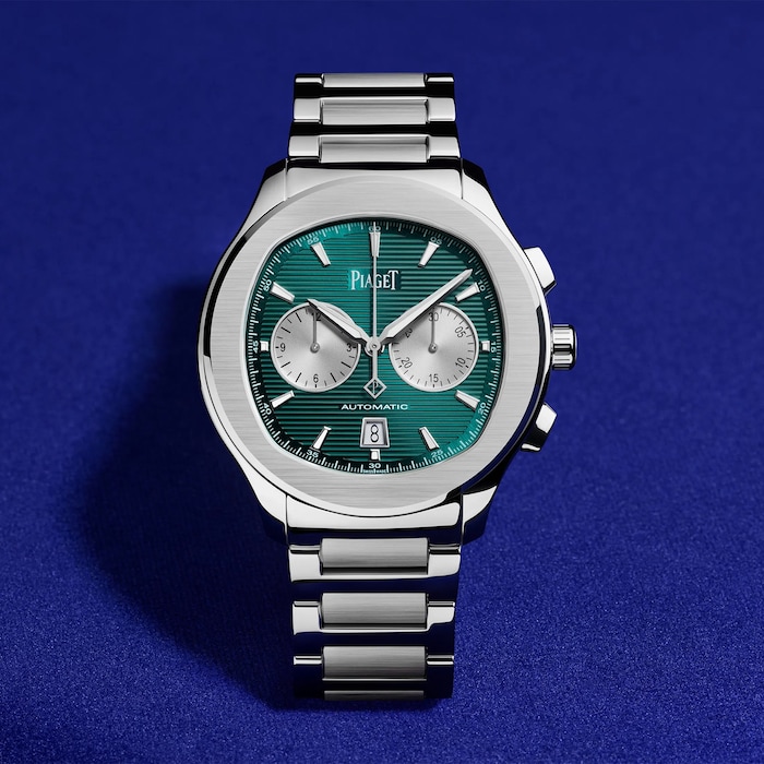 Piaget Polo Chronograph 42mm Mens Watch Green