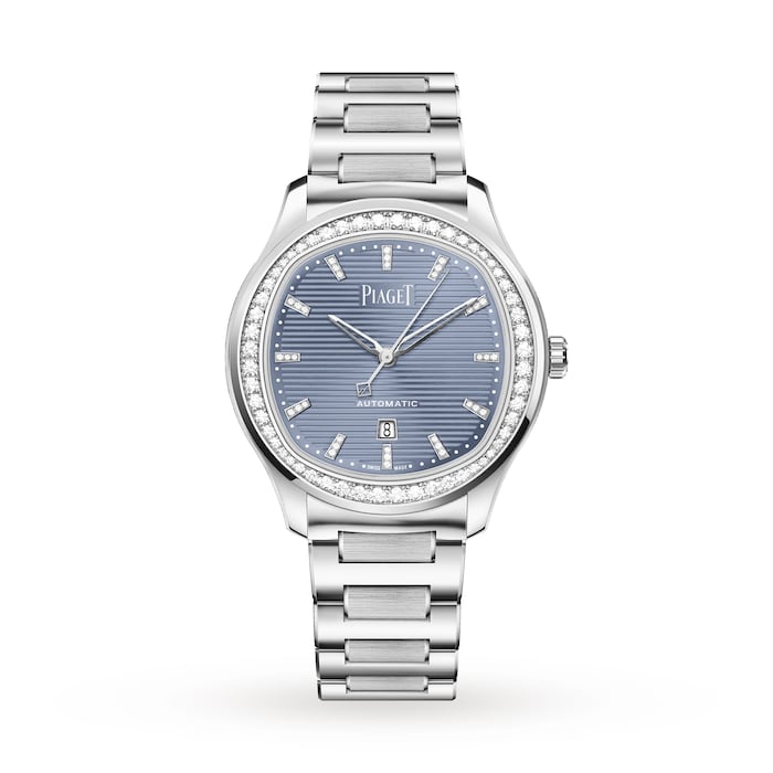 Piaget Polo Date 36mm Ladies Watch Blue