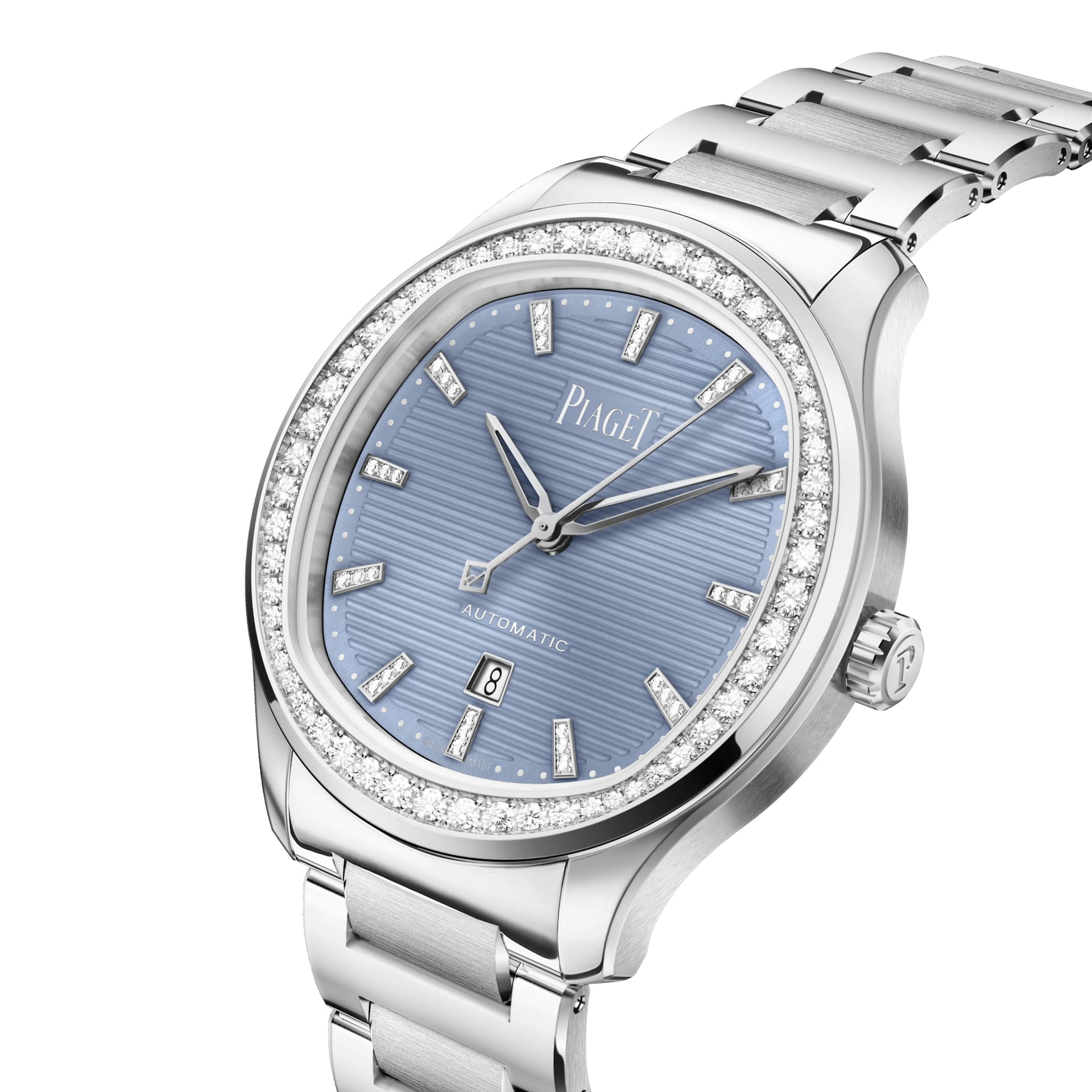 Piaget Polo Date 36mm Ladies Watch Blue