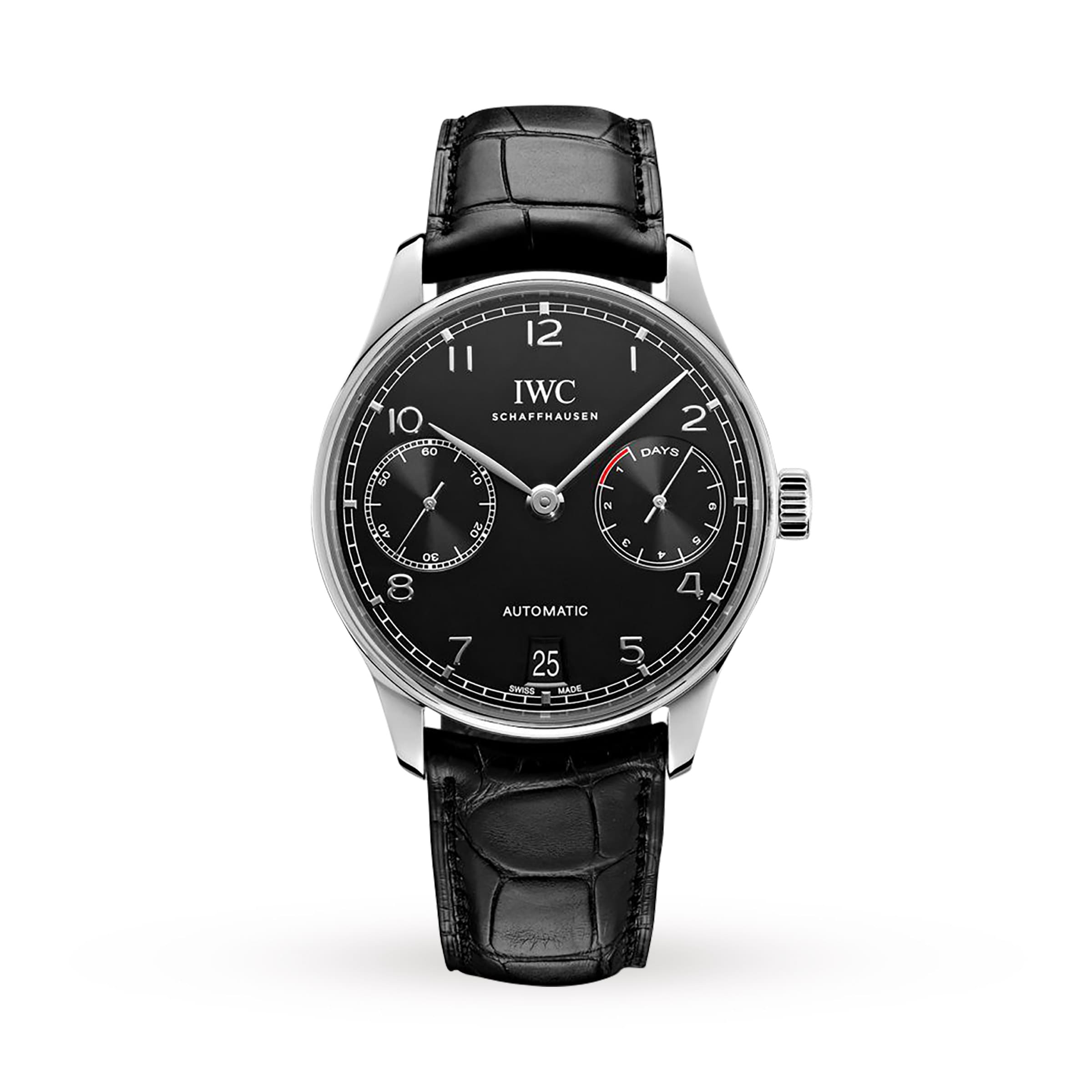 Iwc portugieser chronograph 2025 black dial