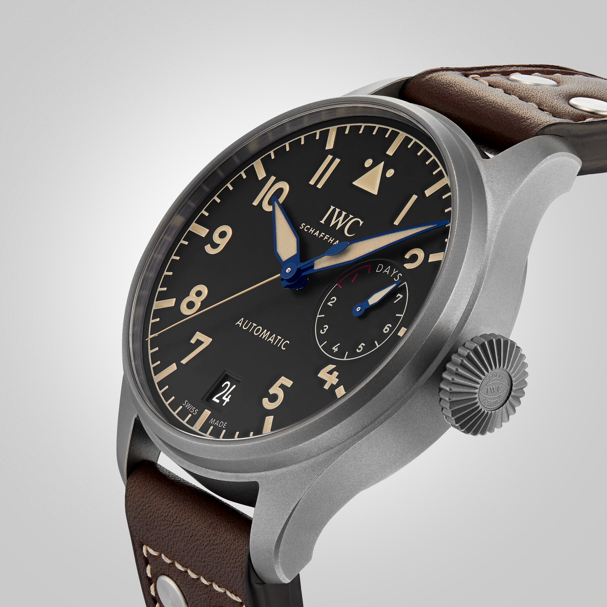 IWC Big Pilot s Heritage 46mm Mens Watch IW501004 Goldsmiths IWC Big Pilot s Heritage 46mm Mens Watch IW501004 Goldsmiths