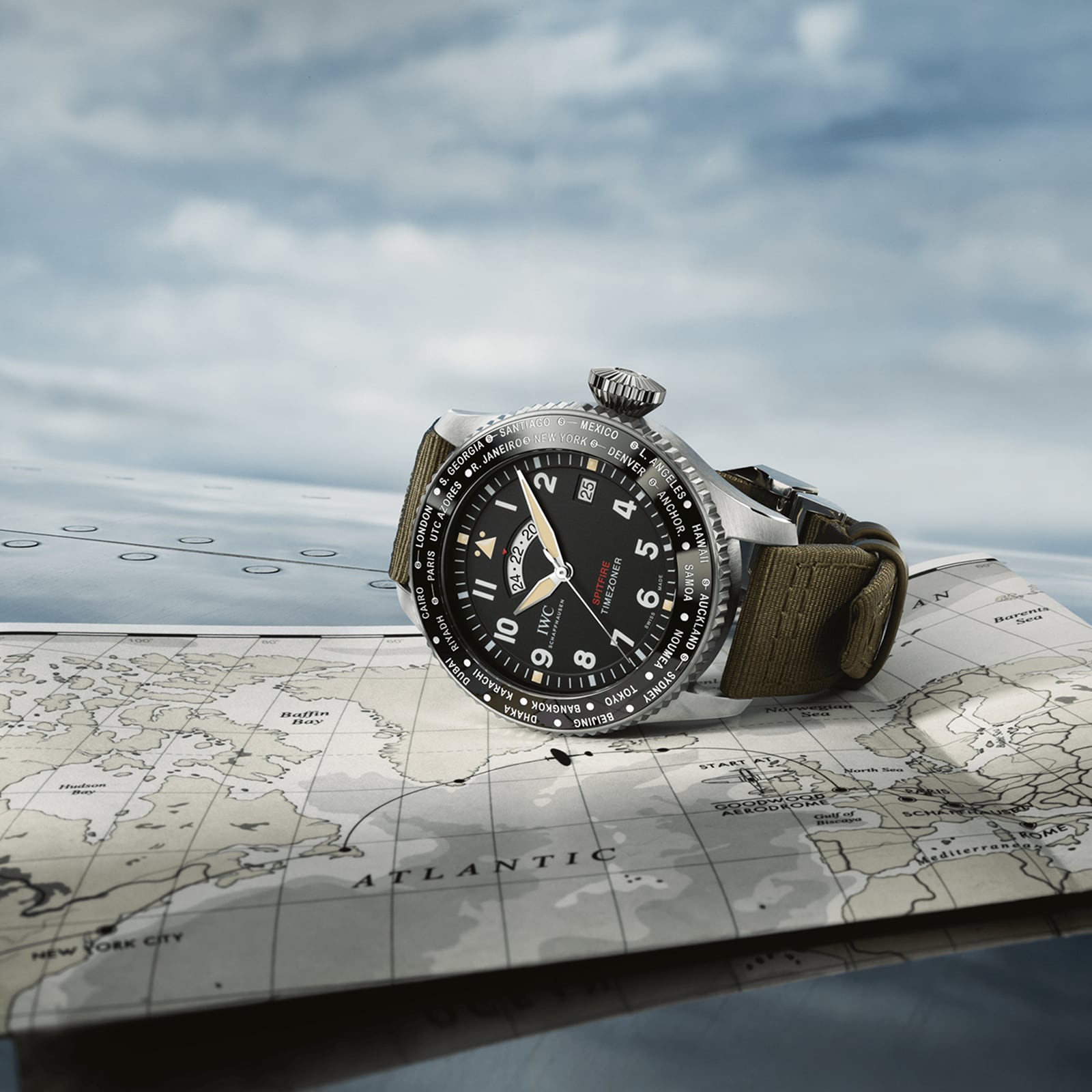 IWC Pilot's Spitfire “The Longest Flight” 46mm Mens Watch IWC Pilot's Spitfire “The Longest Flight” 46mm Mens Watch