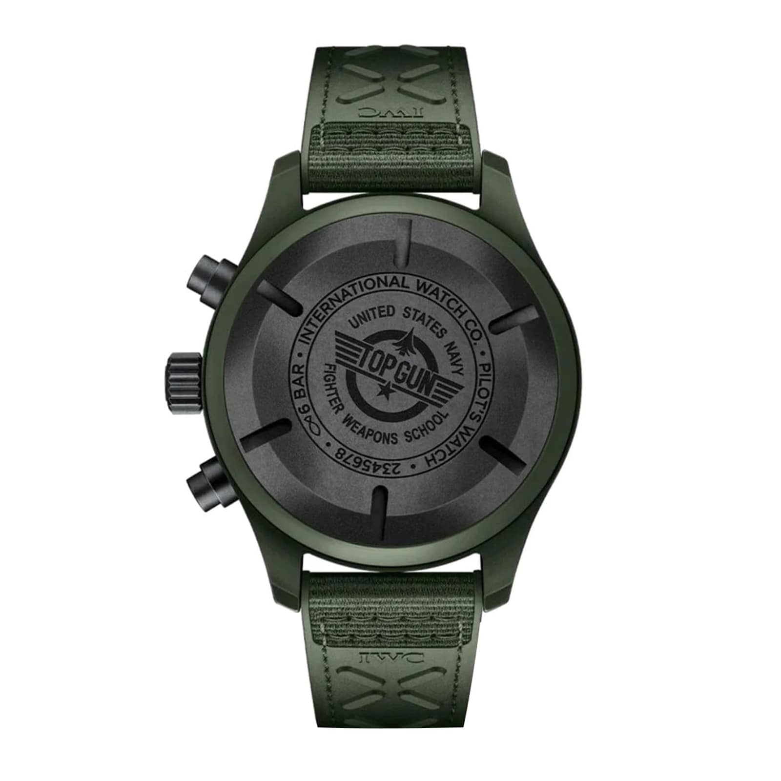 IWC Pilot's Chronograph Top Gun Edition Woodland 44.5mm Mens Watch Green IWC Pilot's Chronograph Top Gun Edition Woodland 44.5mm Mens Watch Green