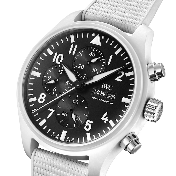 IWC Pilot's Chronograph Top Gun Edition Lake Tahoe 44.5mm Mens Watch Black