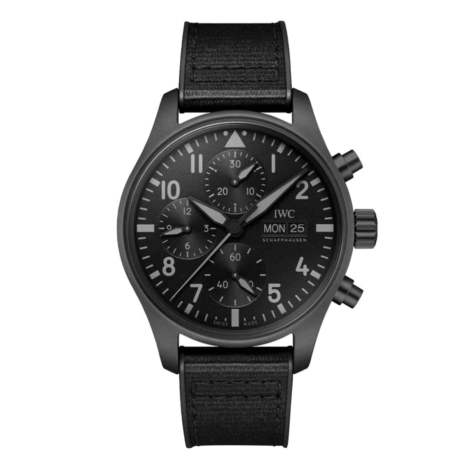 IWC Pilot's Chronograph Top Gun Ceratanium 41mm Mens Watch Black IWC Pilot's Chronograph Top Gun Ceratanium 41mm Mens Watch Black