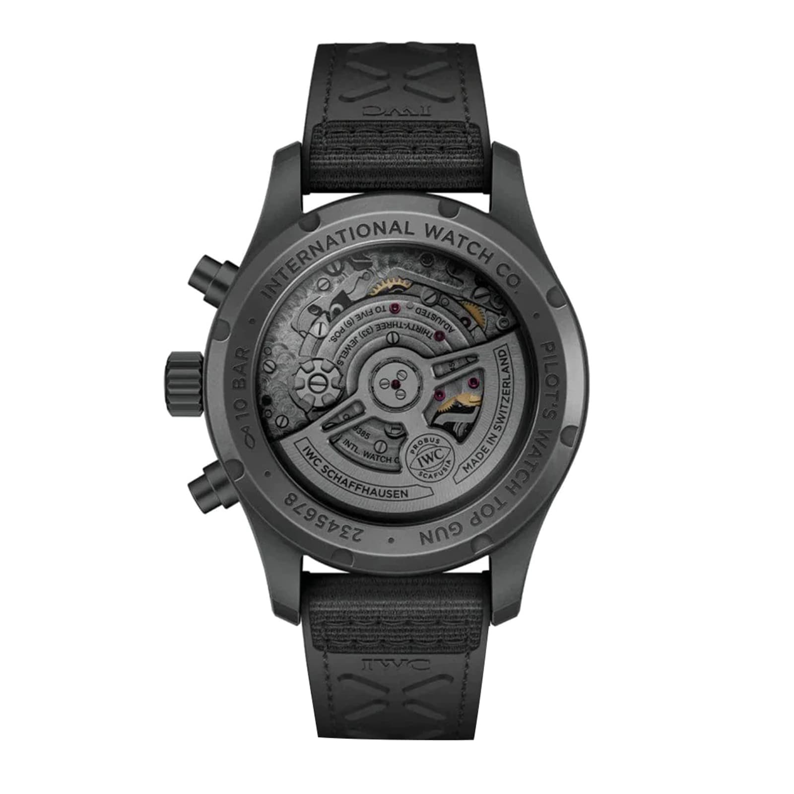 IWC Pilot's Chronograph Top Gun Ceratanium 41mm Mens Watch Black IWC Pilot's Chronograph Top Gun Ceratanium 41mm Mens Watch Black