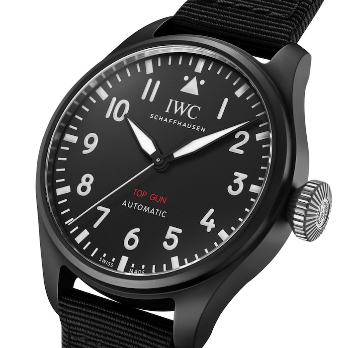 IWC Big Pilot Top Gun 43mm Mens Watch Black