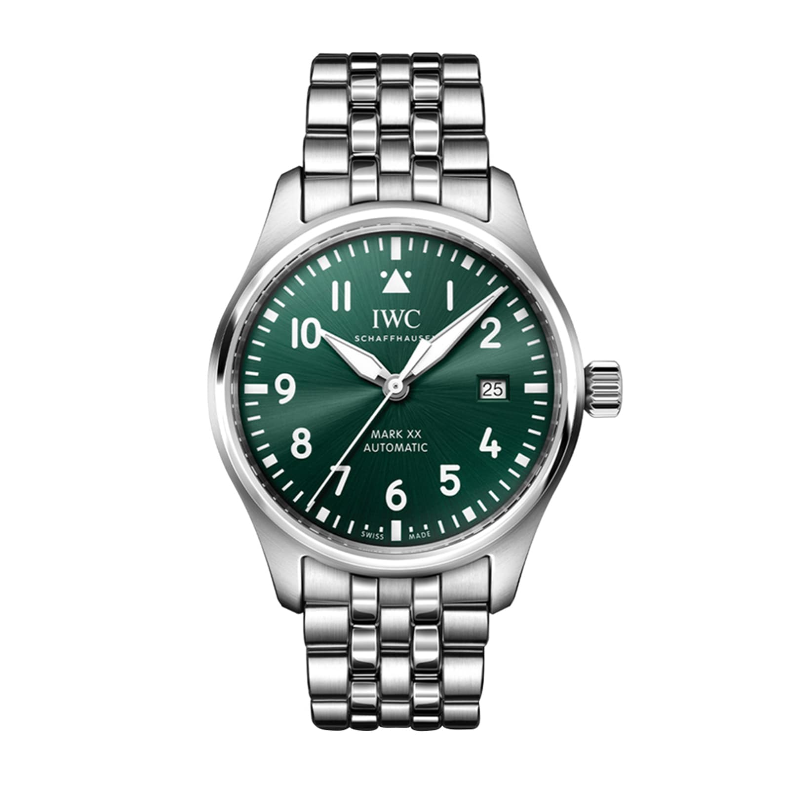 IWC Pilot's Mark XX 40mm Mens Watch Green IWC Pilot's Mark XX 40mm Mens Watch Green