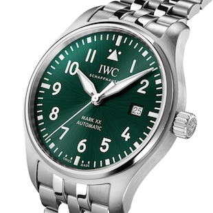 IWC Pilot's Mark XX 40mm Mens Watch Green