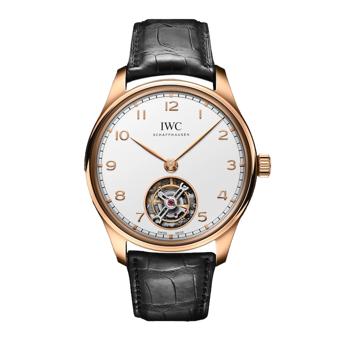 IWC Portugieser Hand-Wound Tourbillon 42.5mm Mens Watch White