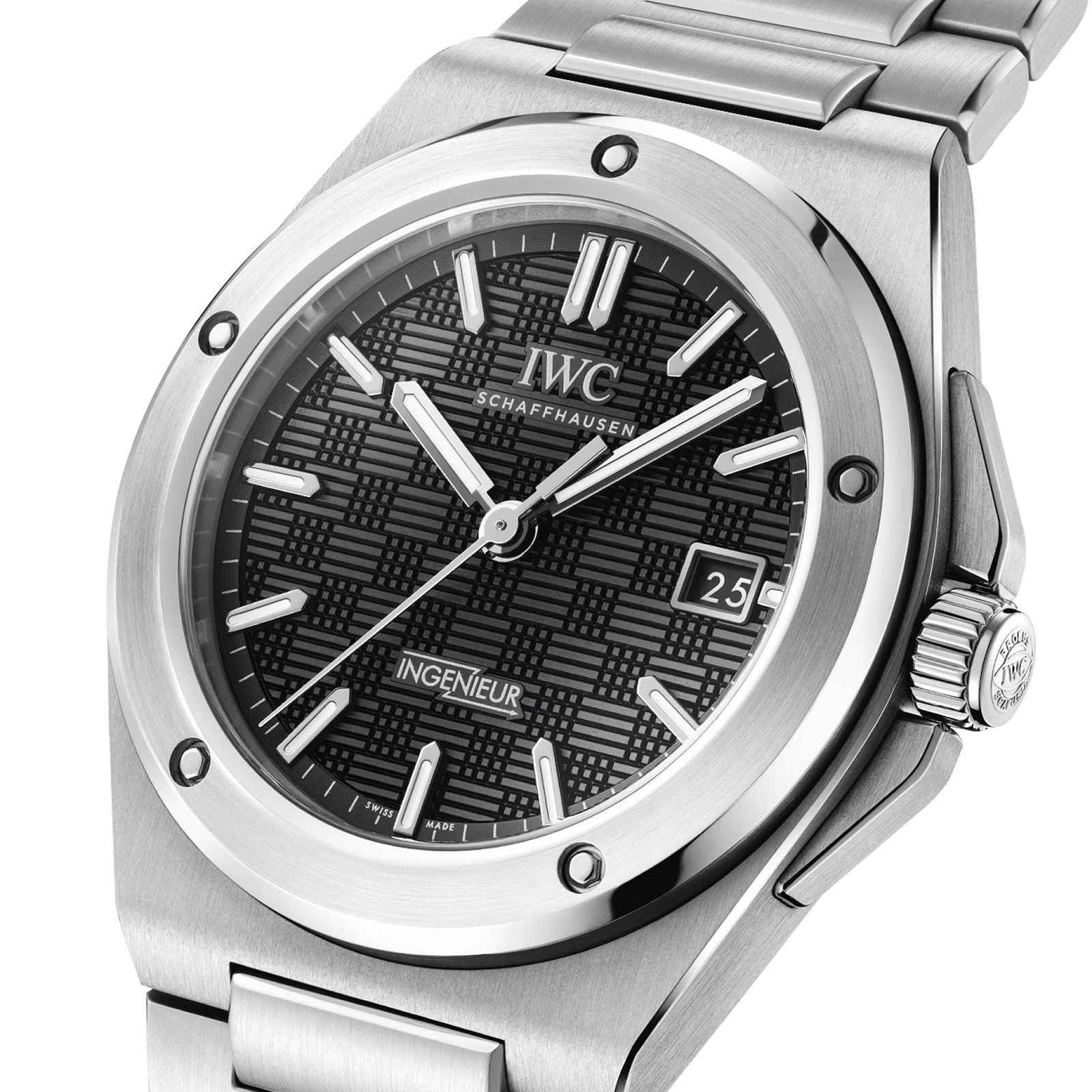 IWC Ingenieur Automatic 40mm Mens Watch Black IWC Ingenieur Automatic 40mm Mens Watch Black