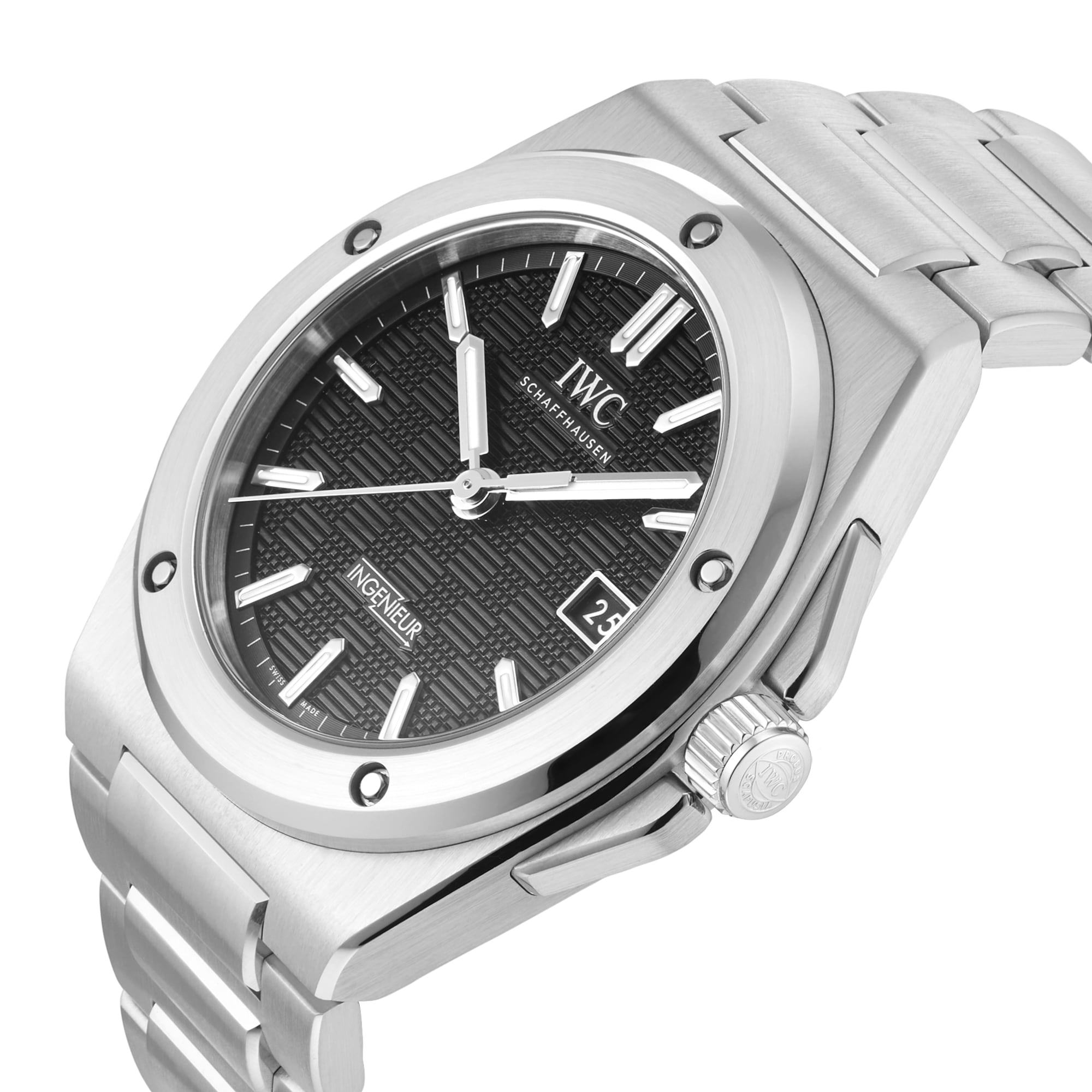 IWC Ingenieur Automatic 40mm Mens Watch Black IWC Ingenieur Automatic 40mm Mens Watch Black